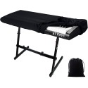 61 Keys Keyboard Dust Cover, Piano Keyboard Dust Cover, 61 Keys Piano Music Keyboard Cover, Electronic Keyboard Piano DirtProof Cover, Piano Keyboard Cover With Durable Elastic & Cord Lock, Black Piano Cover, Waterproof Full Coverage Universal Anti