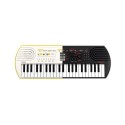Casio Mini Portable Keyboard -  SA- 80, 81 With Power Adaptor Casio LAD 6 Adaptor  (9.5 V) Casiotone Mini Keyboard SA80 SA81 with Piano tones, White Black (44 Keys)