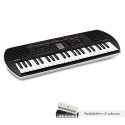Casio Mini Portable Keyboard -  SA- 80, 81 With Power Adaptor Casio LAD 6 Adaptor  (9.5 V) Casiotone Mini Keyboard SA80 SA81 with Piano tones, White Black (44 Keys)