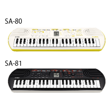 Casio Mini Portable Keyboard - SA- 80, 81 With Power Adaptor Casio LAD 6 Adaptor (9.5 V) Casiotone Mini Keyboard SA80 SA81 with Piano tones, White Black (44 Keys) Casio Mini Portable Keyboard - SA- 80, 81 With Power Adaptor Casio LAD 6 Adaptor (9.5 V) Casiotone Mini Keyboard SA80 SA81 with Piano tones, White Black (44 Keys)