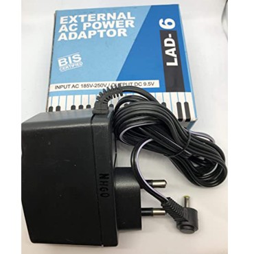 Casio Keyboard LAD 6 Electronic Power Adapter (9.5 V) for Keyboard Casio Keyboard LAD 6 Electronic Power Adapter (9.5 V) for Keyboard