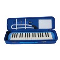 Gravier 32 keys Hard case Melodica made in Indonesia 1 Year warranty මෙලෝඩිකා හාඩ් කේස් කවරය සමඟ සංගීත භාණ්ඩ Mouthpiece Air Piano Soprano Keyboard Melodica මෘදු දිගු ටියුබ් 2ක්, Short Mouthpieces සහ පෙට්ටි වර්ගයේ රැගෙන යන බෑගය ළමුන් , නිල් සහ කළු