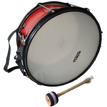 16 inch Bass Drum for Primary Band Student with Drum Beater, Belt Marching Bass Drum 16 inch Bass Drum for Primary Band Student with Drum Beater, Belt Marching Bass Drum