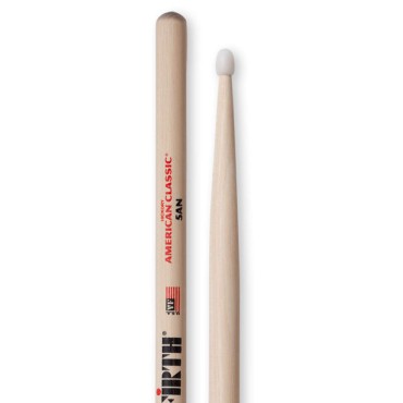 Vic Firth American Classic Hickory 5AN Drumsticks- Nylon Tip Vicfirth Drum Stick Drum Stick Percussion Accessories Vic Firth American Classic Hickory 5AN Drumsticks- Nylon Tip Vicfirth Drum Stick Drum Stick Percussion Accessories