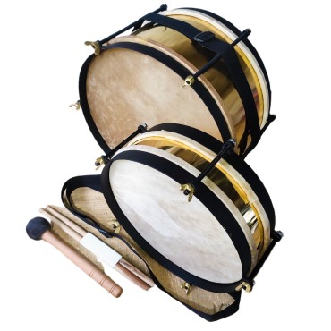 Brass Kawadi band set 15'' Bass Drum, 12'' Side Drum Pittala with Belts, Drum Beater and sticks kavadi band drum set Brass Kawadi band set 15'' Bass Drum, 12'' Side Drum Pittala with Belts, Drum Beater and sticks kavadi band drum set