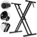 Adjustable Keyboard Stand Double Braced X Style