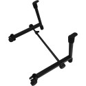 Universal Second Tier Stand for Electronic Piano Keyboard Stand Rack Holder Adjustable Height and Width Music Instrument Accessories Keyboard stand double keyboard stand dual stand