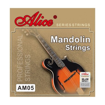 Alice Mandolin Strings full set 0.010/0.034 inch Plated Steel 85/15 Bronze wound Alice Alice AM05 Mandolin separate Strings Loose, Loop End, E-A-D-G x2, 0.011/0.015/ 0.026/ 0.040inch Alice Mandolin Strings full set 0.010/0.034 inch Plated Steel 85/15 Bronze wound Alice Alice AM05 Mandolin separate Strings Loose, Loop End, E-A-D-G x2, 0.011/0.015/ 0.026/ 0.040inch