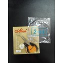 Alice Mandolin Strings full set 0.010/0.034 inch Plated Steel 85/15 Bronze wound Alice Alice AM05 Mandolin separate Strings Loose, Loop End, E-A-D-G x2, 0.011/0.015/ 0.026/ 0.040inch
