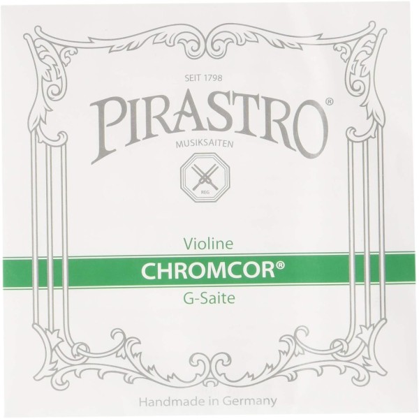 Classic Music Pirastro Chromcor Violin Strings Full Set 4/4 Ball End Made in Germany Pirastro Violin Strings Hand Made strings since 1798 violin string set