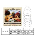 1 pc A106 Alice Separate  Single Classical guitar Strings E1st B2nd G3rd D4th A5th E6th A106 Clear Nylon First E 1-st Classical Guitar Strings (.0285 inch/0.72mm)
