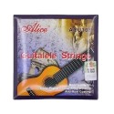 Alice Guitarlele Strings set ACU108 (026 - 041) guitarlele strings tali nylon full strings set guitar 6 tali nylon guitarlele string set alice nylon travel guitar strings