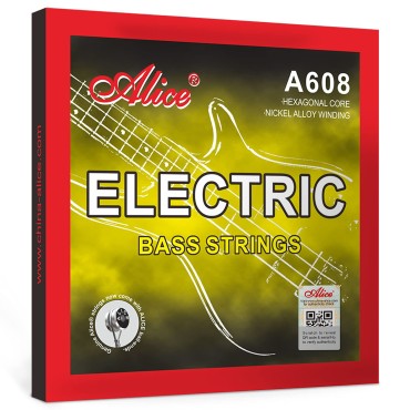 Alice Electric Bass guitar 4 Strings set and 1st 2nd 3rd 4th strings A608(4)-L Alice A608(4) Light 4 String Nickel Alloy Electric BASS Guitar Strings SET (40-95) - ( A608/4-Light / A608(4)-L ) bass guitar string set 4 strings and separate strings Alice Electric Bass guitar 4 Strings set and 1st 2nd 3rd 4th strings A608(4)-L Alice A608(4) Light 4 String Nickel Alloy Electric BASS Guitar Strings SET (40-95) - ( A608/4-Light / A608(4)-L ) bass guitar string set 4 strings and separate strings