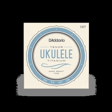 D'Addario EJ87T Titanium Ukulele Strings, Tenor - Warm, Bright Tone Ukulele Strings Set D'Addario EJ87T Titanium Ukulele Strings, Tenor - Warm, Bright Tone Ukulele Strings Set