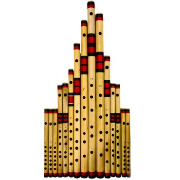 Fine Tuned Bamboo Flute - All Notes From G1 to AA (G1, F#1, F1, Eb1, D1, C#1, C1, B1, Bb1, A1, Ab1, GG, FF# FF, EE, EEb, DD CC#, CC, BB, BBb, AA Key Professional High Quality Woodwind Flutes Musical Instruments