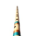Indian Gokul Bansuri Handmade Wooden Bamboo Flute High Quality Fine Tuned G1/C1/GG/FF C-Small/ F-Middle/ C-middle/ Bb-Base Musical Instrument Bansuri  Bansuri Flute (Indian Flute) 7 Holes Flute