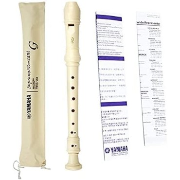 Yamaha YRS-23 Soprano Recorder, German Fingering, Natural Flute Yamaha YRS-23 Soprano Recorder, German Fingering, Natural Flute