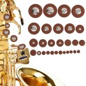 Saxophone Pads Tenor Alto Soprano 25/ 26/ 28 pcs Multiple Sizes Sheepskin Material Alto Sax Pads Replacement Set Accessories Tenor Sax alto sax pads soprano saxophone pad set Pad for Alto Saxophone alto sax pad 26 pcs