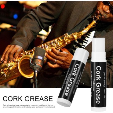 1 Pc Cork Grease for Clarinet Saxophone Oboe Flute Wind Instruments Parts Woodwind Cork Grease,Cleaning Care Product for Clarinet, Saxophone, Bass Clarinet, Flute Supplies Soydan 1 Pc Cork Grease for Clarinet Saxophone Oboe Flute Wind Instruments Parts Woodwind Cork Grease,Cleaning Care Product for Clarinet, Saxophone, Bass Clarinet, Flute Supplies Soydan