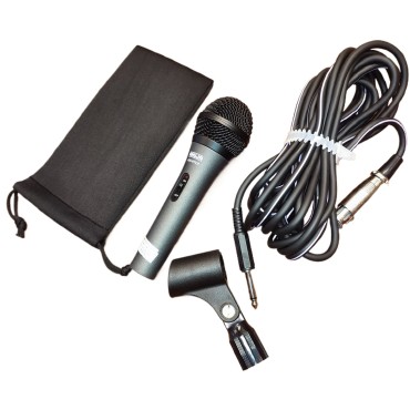 AHUJA AUD-97XLR Wired Microphone with 1 Year warranty, cable, Mic Holder free Genuine Product Unidirectional Dynamic Corded Microphone mic AHUJA AUD-97XLR Wired Microphone with 1 Year warranty, cable, Mic Holder free Genuine Product Unidirectional Dynamic Corded Microphone mic