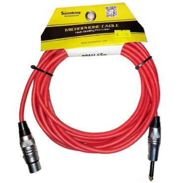 2M, 5M, 10M Soundking BB841 Female XLR to TRS Standard mono Microphone Cable Soundking Microphone Cable Dual Conductor 2M, 5M, 10M Soundking BB841 Female XLR to TRS Standard mono Microphone Cable Soundking Microphone Cable Dual Conductor