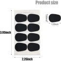 8 Pcs Saxophone Clarinet Mouthpiece Pads 0.8 mm Alto Saxophone Mouthpiece Pads Sticky Mouthpiece Patches For Saxophone And Clarinet alto tenor mouth piece pad set Saxophone Accessories Alto Tenor Sax Mouthpiece Pads Patch Black Teeth Cushions Tooth Guard 