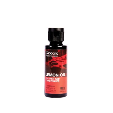 D'Addario Accessories Lemon Oil - Guitar Fretboard Oil - Guitar Accessories - Removes Dirt, Grease, Build Up from Instrument - Conditions to Resist Dryness - Extends Fretboard Life D'Addario Accessories Lemon Oil - Guitar Fretboard Oil - Guitar Accessories - Removes Dirt, Grease, Build Up from Instrument - Conditions to Resist Dryness - Extends Fretboard Life