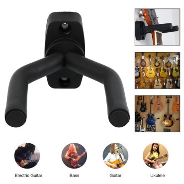 Guitar Hanger Keep Hook Holder Wall Mount Short arm for All Size Guitars, Bass, Mandolin, Banjo, Violin, Ukulele Guitar Short Hanger Guitar Hanger Keep Hook Holder Wall Mount Short arm for All Size Guitars, Bass, Mandolin, Banjo, Violin, Ukulele Guitar Short Hanger