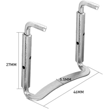 1 PC Chrome Violin Adjuster Clamp Violin Tool For 3/4 4/4 Violin Screw violin replacement parts violin Accessories chin rest clamp 1 PC Chrome Violin Adjuster Clamp Violin Tool For 3/4 4/4 Violin Screw violin replacement parts violin Accessories chin rest clamp
