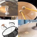 1 pcs Silicone Gel Mute for Drums Sound Control Snare Drum Floor Tom (Transparent Blue Brown Black)  Drum Mute Pad Transparent Silicone